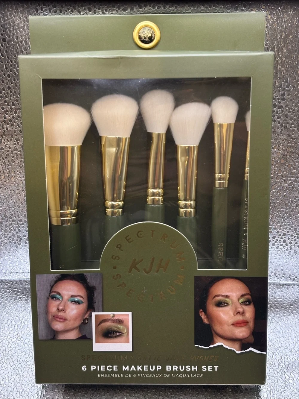 Spectrum x KJH Katie Jane Hughes 6 piece makeup brush set NIB